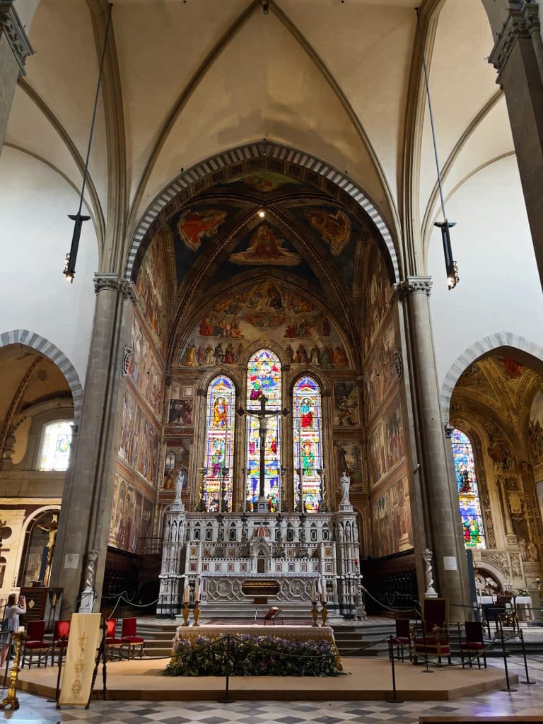 21 Photos to Inspire You to Visit Florence, Italy. Tornabuoni Chapel inside Basilica di Santa Maria Novella.
