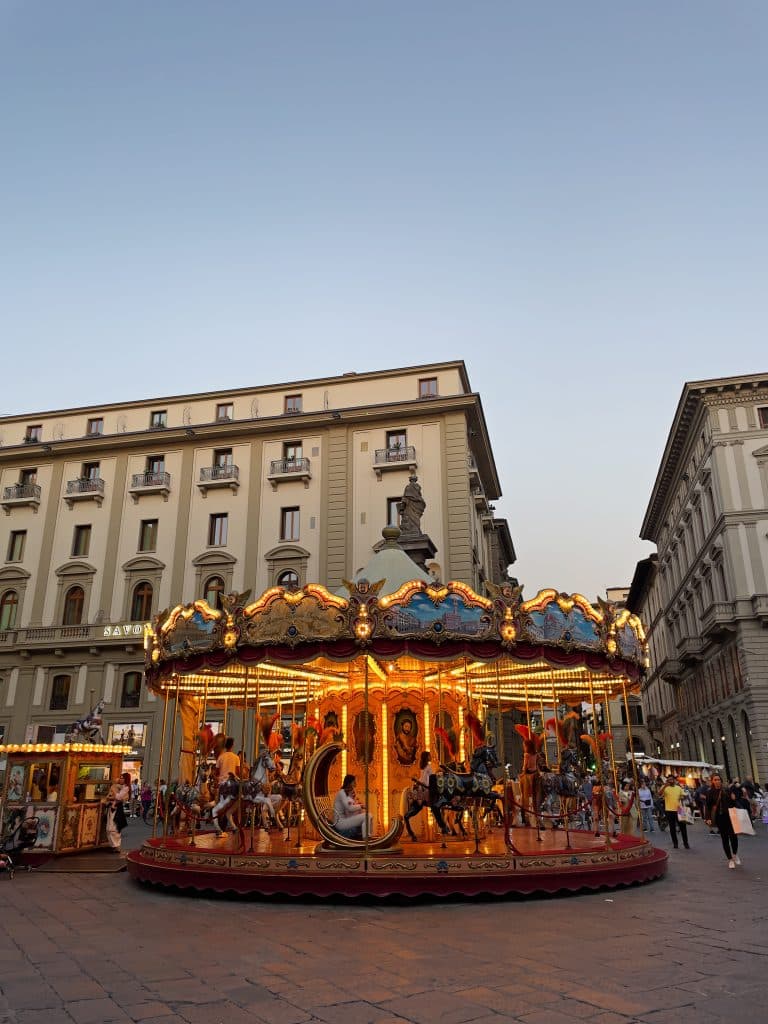 21 Photos to Inspire You to Visit Florence, Italy. Carousel in the historic centre of Florence