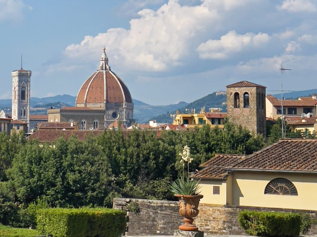 21 Photos to Inspire You to Visit Florence, Italy. Panoramic views of the Cathedral of Santa Maria del Fiore, its Brunelleschi Dome, and Giotto's Belltower.