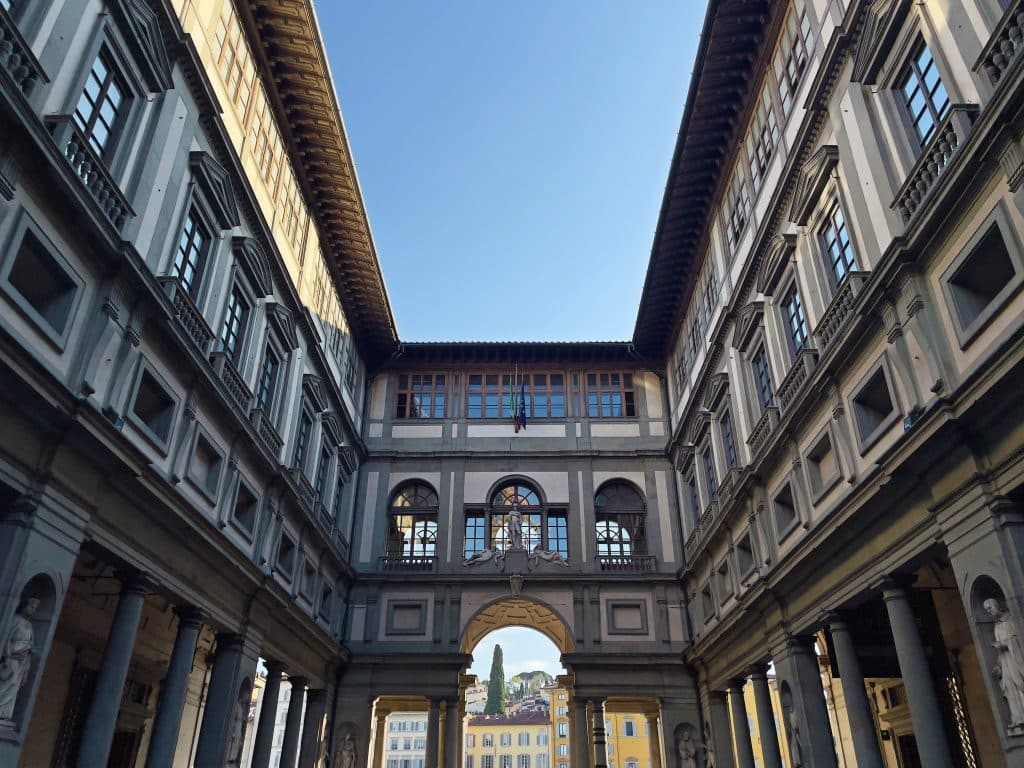 21 Photos to Inspire You to Visit Florence, Italy. Uffizi Gallery from outside