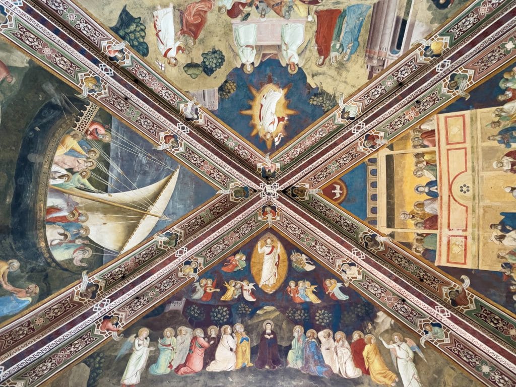 21 Photos to Inspire You to Visit Florence, Italy. Spanish Chapel fresco in the Basilica di Santa Maria Novella complex